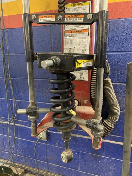 shock and strut inspection shock and strut inspection at Royal Wheel Alignment in Rapid City.